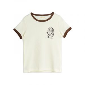 Mini Rodini T-shirt Zebra White