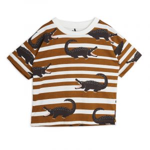 Mini Rodini T-shirt Crocodiles Stripes