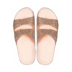 Cacatoes Scarpe Sandals Nude Glitter