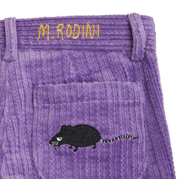 Mini Rodini Pantaloni Corduroy Purple